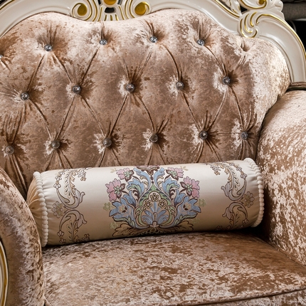 91家纺网 家纺一手货源 找家纺 （总）爱家居 2024新款高精密提花糖果枕（标准）