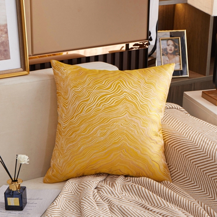 91家纺网 家纺一手货源 找家纺 （总）爱家居 2025新款高精高密色织提花拼金抱枕