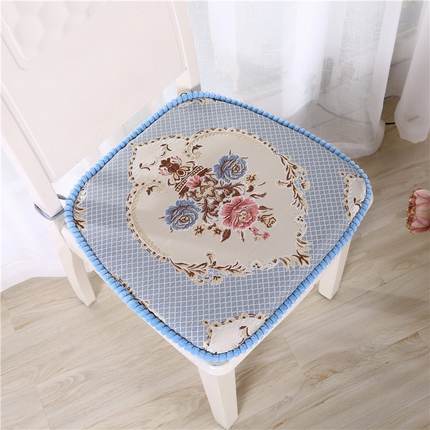 91家纺网 家纺一手货源 找家纺 （总）爱家居 2024新款提花高精密餐椅垫