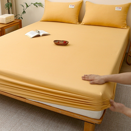 91家纺网 家纺一手货源 找家纺 （总）2024新款A类云朵棉纯色床笠