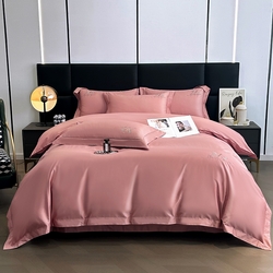 91家纺网 家纺一手货源 找家纺 （总）琉宿家纺 2025新款50s双股长绒棉绣花四件套,倾世红颜-豆沙粉,倾世红颜-天空蓝,倾世红颜-香槟色,倾世红颜-紫灰,时尚格调-豆沙,时尚格调-绅士灰