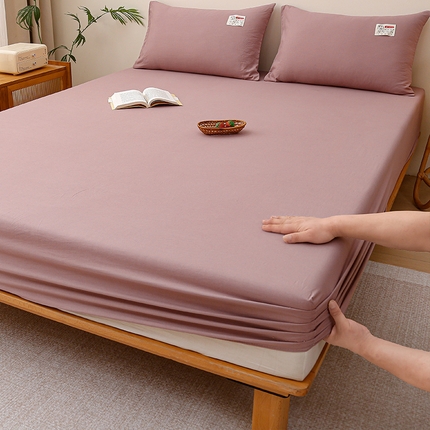 91家纺网 家纺一手货源 找家纺 （总）2024新款A类云朵棉纯色床笠