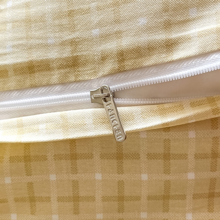 91家纺网 家纺一手货源 找家纺 2024新款全棉小清新印花单品套件--四件套 云影熊