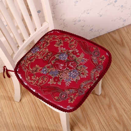 91家纺网 家纺一手货源 找家纺 （总）爱家居 2024新款提花高精密餐椅垫