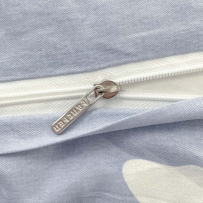 91家纺网 家纺一手货源 找家纺 2024新款全棉小清新印花单品套件--四件套 养乐多多