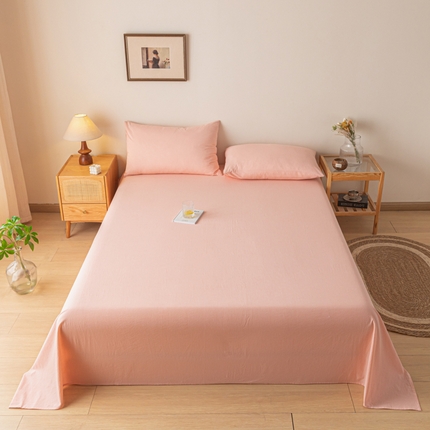 91家纺网 家纺一手货源 找家纺 （总）卡伦家纺 2025新款全棉色织水洗棉床单学生宿舍单人双人床单系列