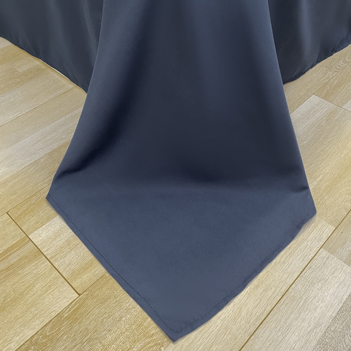 91家纺网 家纺一手货源 找家纺 悦织湾家纺 2025新款纯色床单款芦荟棉四件套 伯爵蓝