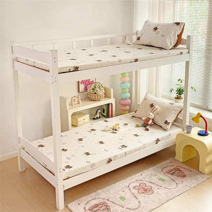 91家纺网 家纺一手货源 找家纺 （总）名兮家居 2024新款学生床上下铺全棉床笠