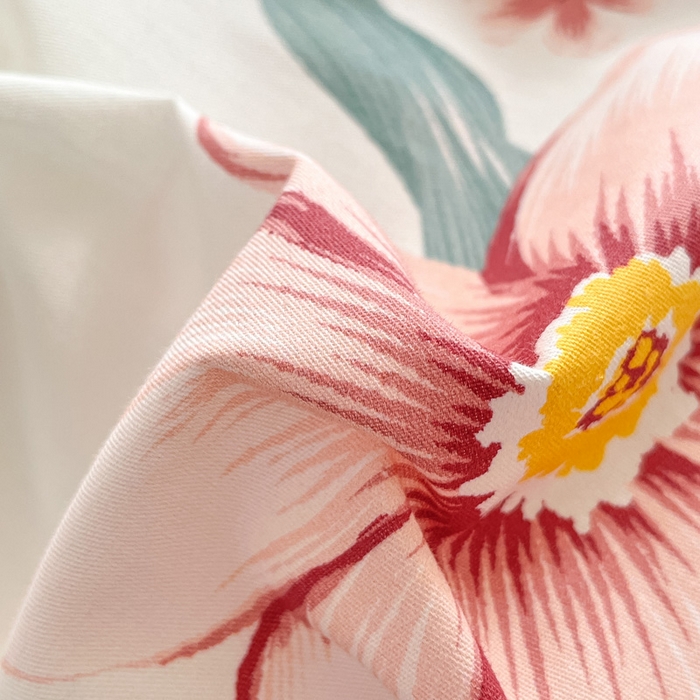 91家纺网 家纺一手货源 找家纺 2024新款全棉小清新印花单品套件--四件套 长歌行