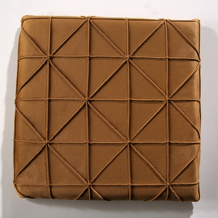 91家纺网 家纺一手货源 找家纺 （总）爱家居 2024新款米字格荷兰绒记忆棉坐垫 