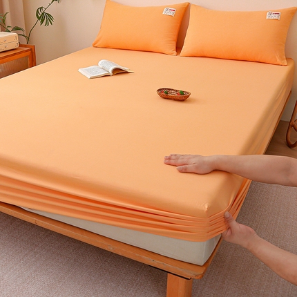 91家纺网 家纺一手货源 找家纺 （总）2024新款A类云朵棉纯色床笠