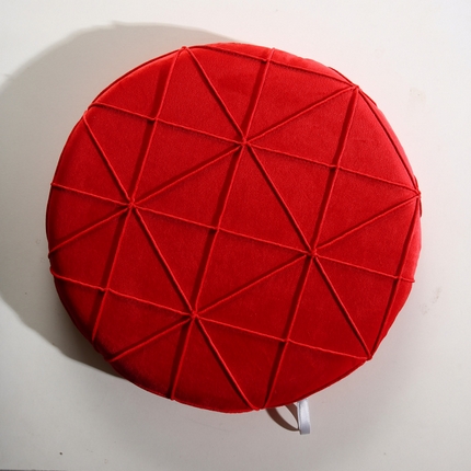 91家纺网 家纺一手货源 找家纺 （总）爱家居 2024新款米字格荷兰绒记忆棉坐垫 