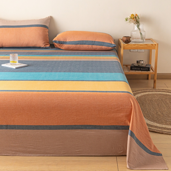 91家纺网 家纺一手货源 找家纺 卡伦家纺 2025新款全棉色织水洗棉床单学生宿舍单人双人床单系列斯诺克