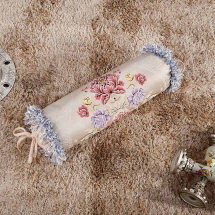 91家纺网 家纺一手货源 找家纺 （总）爱家居 2024新款高精密提花糖果枕（加大）