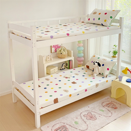 91家纺网 家纺一手货源 找家纺 （总）名兮家居 2024新款学生床上下铺全棉床笠