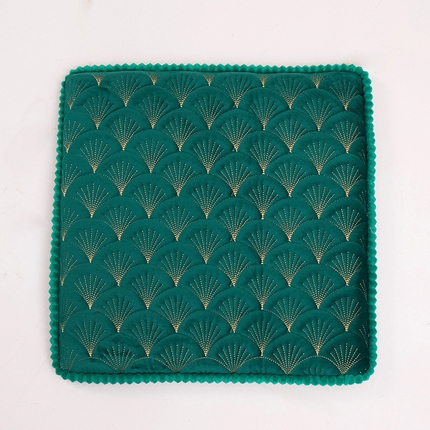 91家纺网 家纺一手货源 找家纺 （总）爱家居 2024新款荷兰绒夹棉绗缝记忆棉坐垫圆垫飘窗垫-烟花