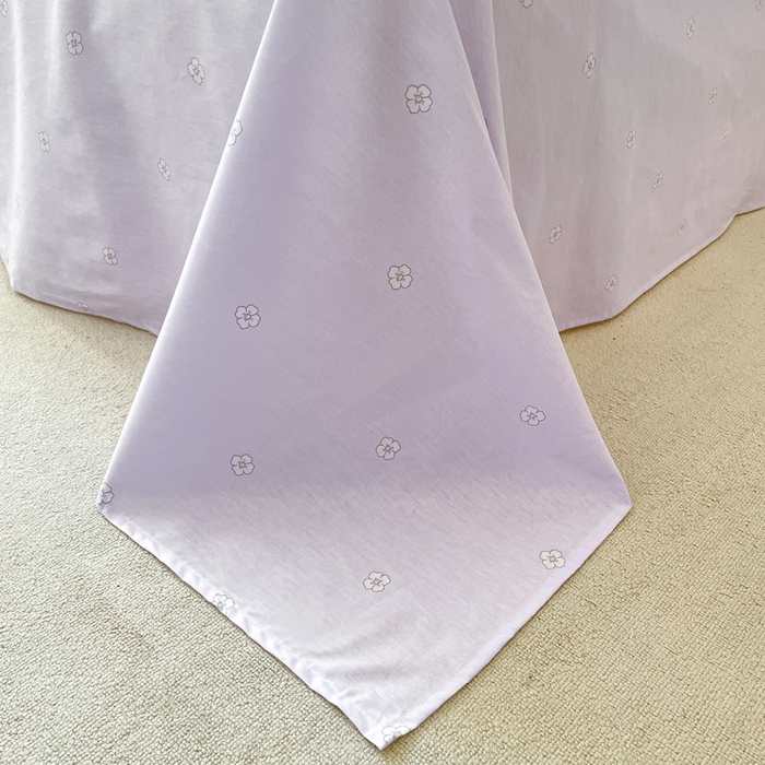 91家纺网 家纺一手货源 找家纺 2024新款全棉小清新印花单品套件--四件套 樱桃可可