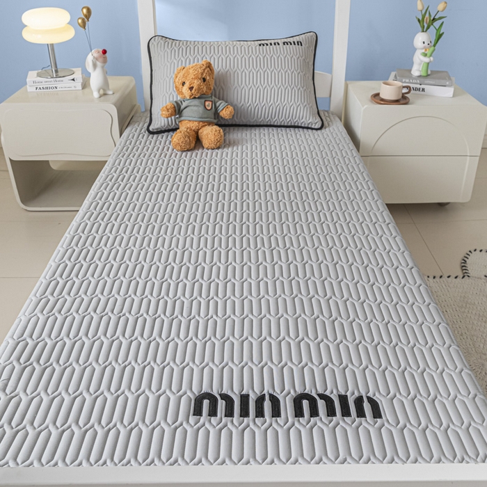 91家纺网 家纺一手货源 找家纺 鑫钰 2024新款学生季学生宿舍上下铺床垫-minmin minmin-相思灰