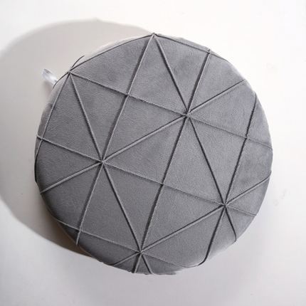 91家纺网 家纺一手货源 找家纺 （总）爱家居 2024新款米字格荷兰绒记忆棉坐垫 