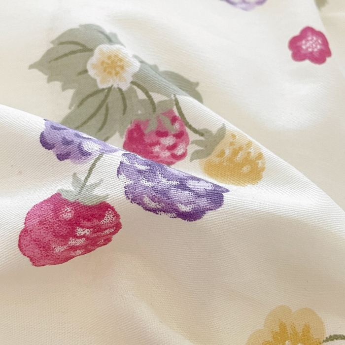 91家纺网 家纺一手货源 找家纺 2024新款全棉小清新印花单品套件--四件套 樱桃可可