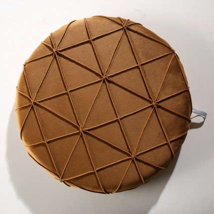 91家纺网 家纺一手货源 找家纺 （总）爱家居 2024新款米字格荷兰绒记忆棉坐垫 