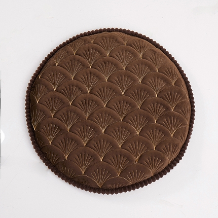 91家纺网 家纺一手货源 找家纺 （总）爱家居 2024新款荷兰绒夹棉绗缝记忆棉坐垫圆垫飘窗垫-烟花