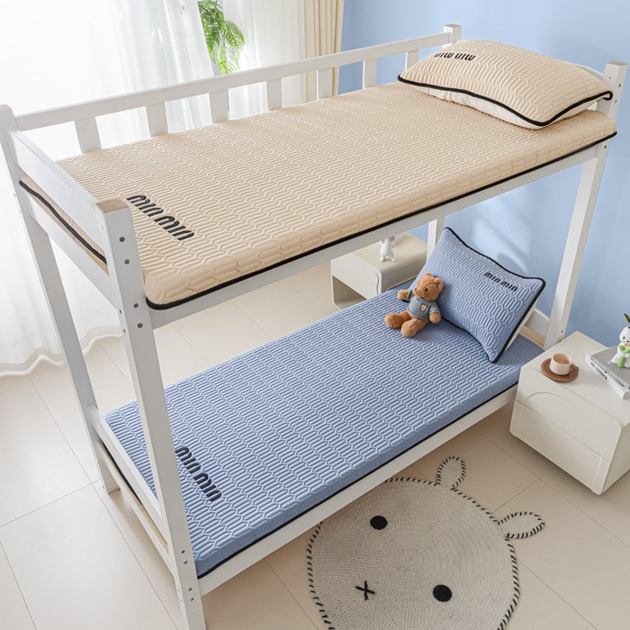 91家纺网 家纺一手货源 找家纺 鑫钰 2024新款学生季学生宿舍上下铺床垫-minmin minmin-宾利蓝