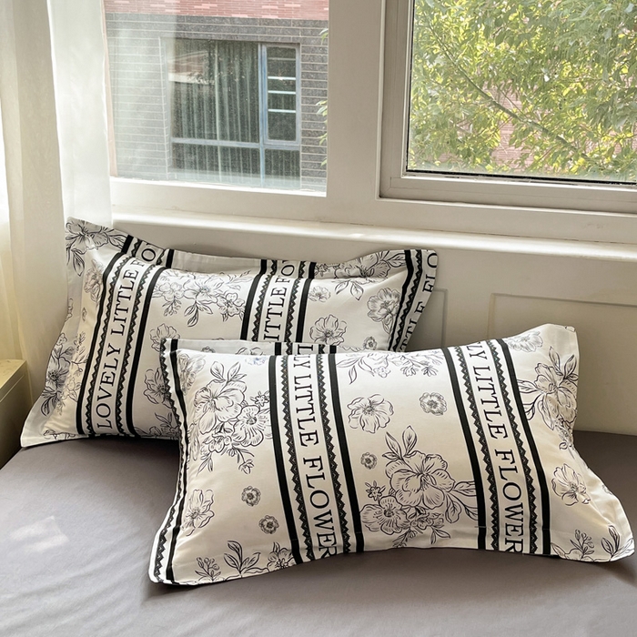 91家纺网 家纺一手货源 找家纺 （总）2024新款全棉小清新印花单品套件--四件套