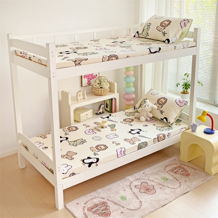 91家纺网 家纺一手货源 找家纺 （总）名兮家居 2024新款学生床上下铺全棉床笠