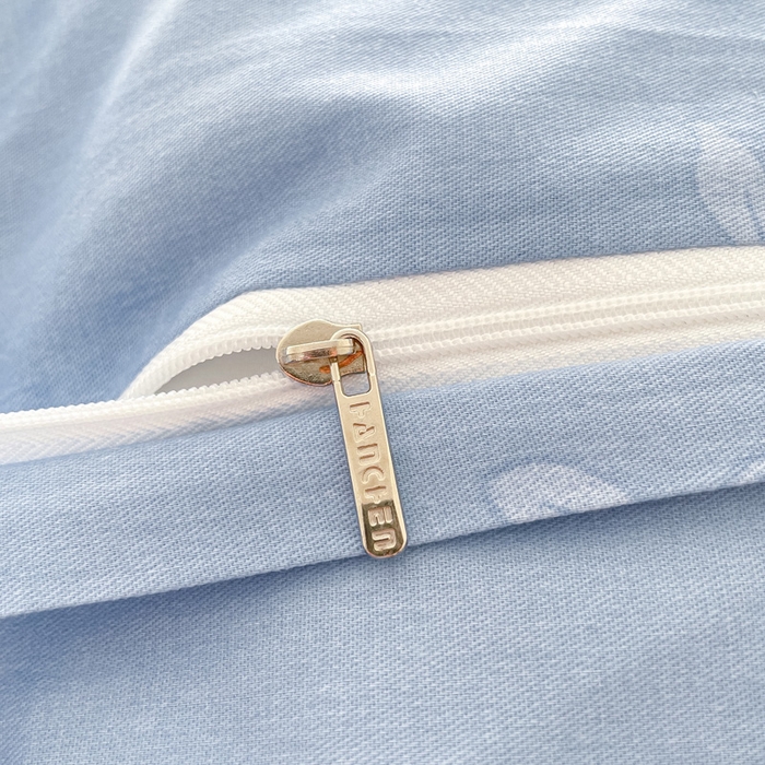 91家纺网 家纺一手货源 找家纺 2024新款全棉小清新印花单品套件--四件套 云梦泽