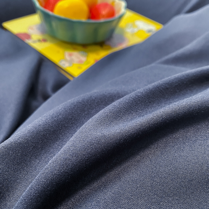 91家纺网 家纺一手货源 找家纺 悦织湾家纺 2025新款纯色床单款芦荟棉四件套 伯爵蓝