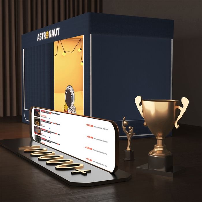 91家纺网 家纺一手货源 找家纺 佳梦家纺 2024新款烫画自连接学生遮光蚊帐 蓝-宇航员