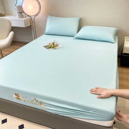 91家纺网 家纺一手货源 找家纺 （总）暖季家纺 2025新款初夏40s刺绣全棉床笠