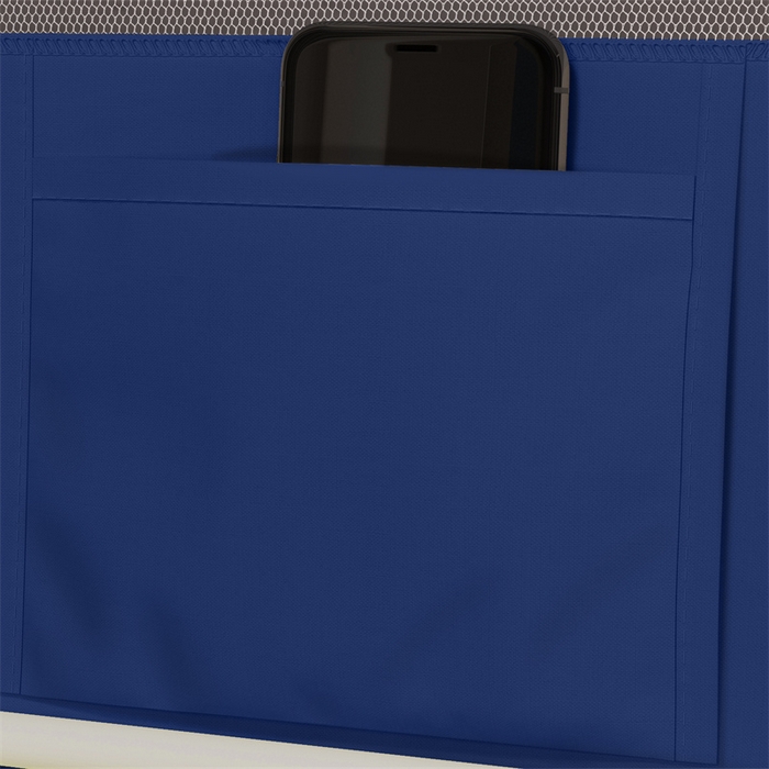 91家纺网 家纺一手货源 找家纺 佳梦家纺 2024新款素色坐床学生蚊帐 天蓝色