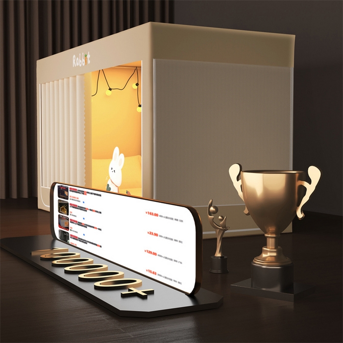 91家纺网 家纺一手货源 找家纺 佳梦家纺 2024新款烫画自连接学生遮光蚊帐 小白-米色