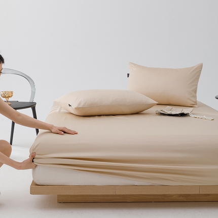 91家纺网 家纺一手货源 找家纺 （总）2025新款长绒棉100支M系列四件套单品系列-单床笠