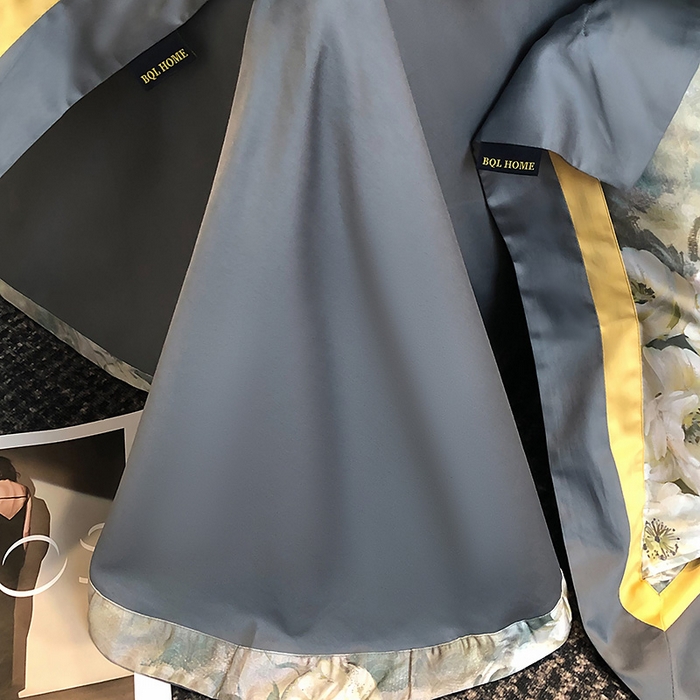 91家纺网 家纺一手货源 找家纺 东方名伶 2024新款50S全棉数码印花长绒棉四件套 花海