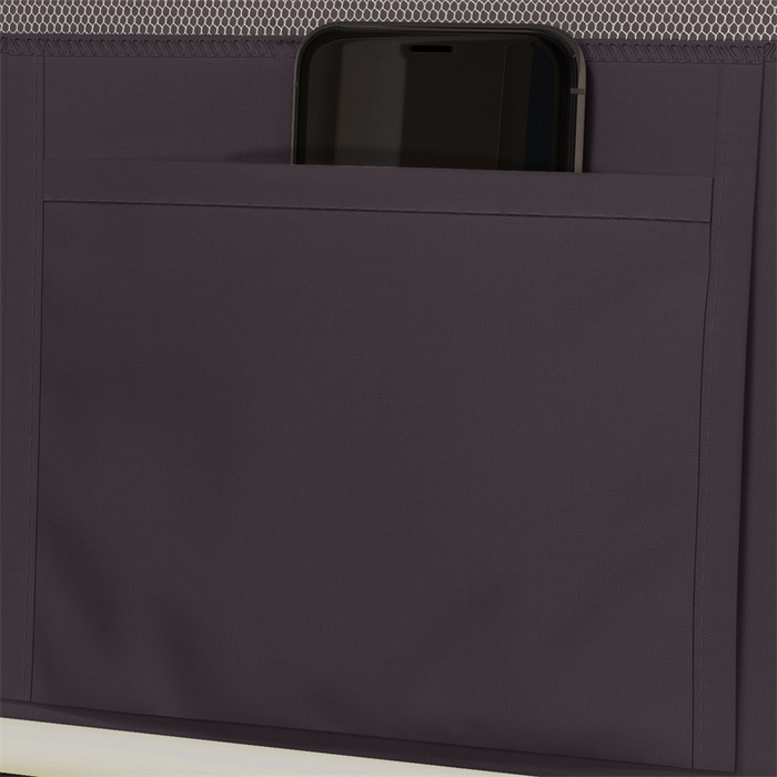 91家纺网 家纺一手货源 找家纺 佳梦家纺 2024新款素色坐床学生蚊帐 深灰