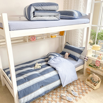 91家纺网 家纺一手货源 找家纺 （总）好眠好梦家纺 2024新款学生宿舍全棉三件套