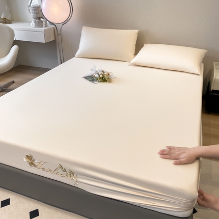 91家纺网 家纺一手货源 找家纺 （总）暖季家纺 2025新款初夏40s刺绣全棉床笠