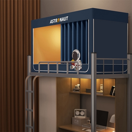 91家纺网 家纺一手货源 找家纺 （总）佳梦家纺 2024新款烫画自连接学生遮光蚊帐