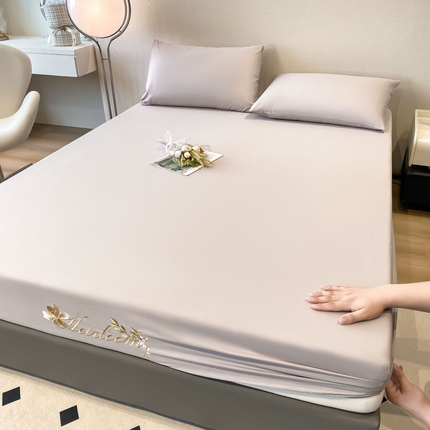 91家纺网 家纺一手货源 找家纺 （总）暖季家纺 2025新款初夏40s刺绣全棉床笠