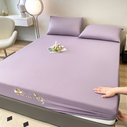 91家纺网 家纺一手货源 找家纺 （总）暖季家纺 2025新款初夏40s刺绣全棉床笠