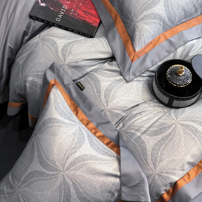 91家纺网 家纺一手货源 找家纺 东方名伶 2024新款50S全棉数码印花长绒棉四件套 怀夕