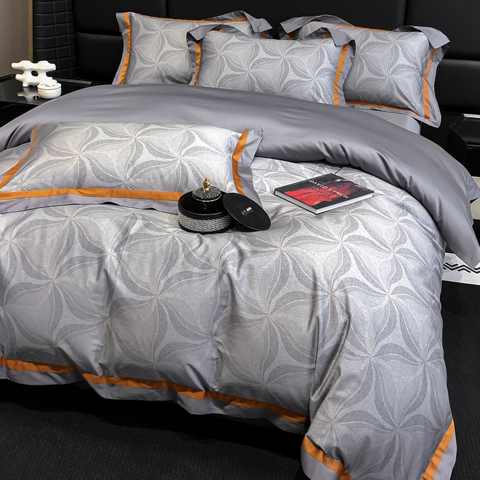 91家纺网 家纺一手货源 找家纺 东方名伶 2024新款50S全棉数码印花长绒棉四件套 怀夕