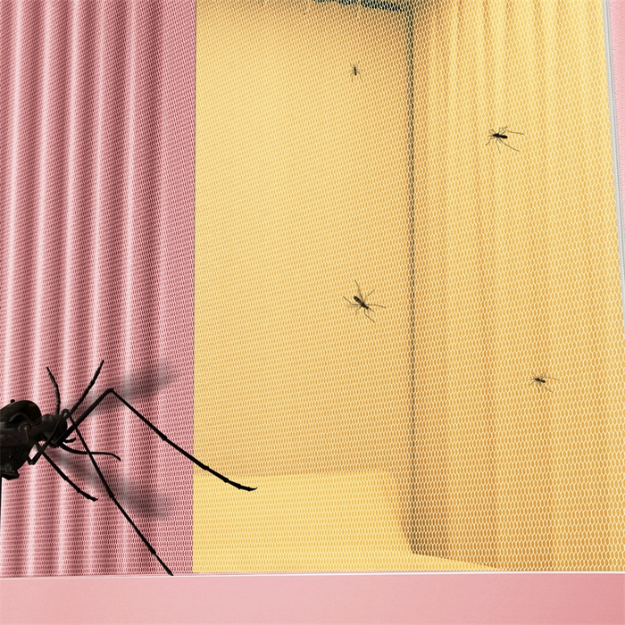 91家纺网 家纺一手货源 找家纺 佳梦家纺 2024新款素色坐床学生蚊帐 粉色