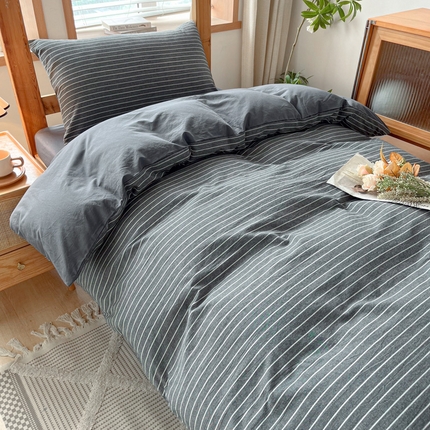 吉象 2025新款水洗棉学生三件套 拿铁