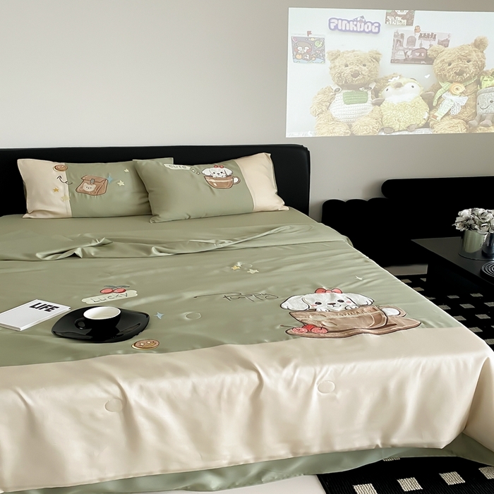 91家纺网 家纺一手货源 找家纺 （总）优然居家纺 2024新款儿童天丝夏被系列