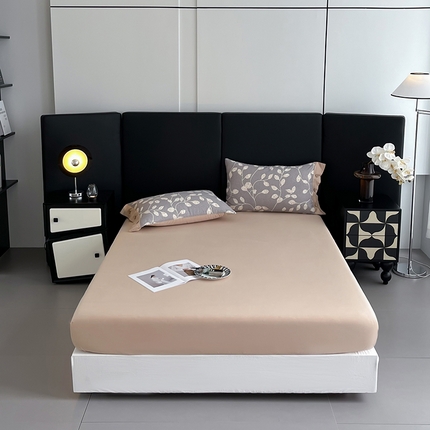 91家纺网 家纺一手货源 找家纺 （总）艾迪尚家纺 2025新款柔丝茸磨毛印花纽扣款单床笠