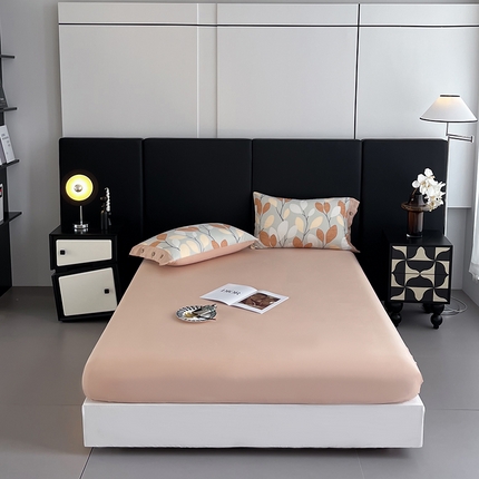 91家纺网 家纺一手货源 找家纺 （总）艾迪尚家纺 2025新款柔丝茸磨毛印花纽扣款单床笠